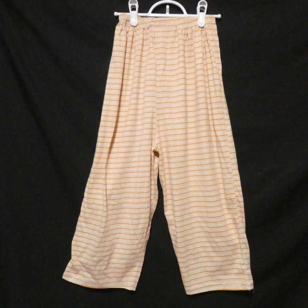Striped Pajama Bottoms / Pants | Stretchy Waistband